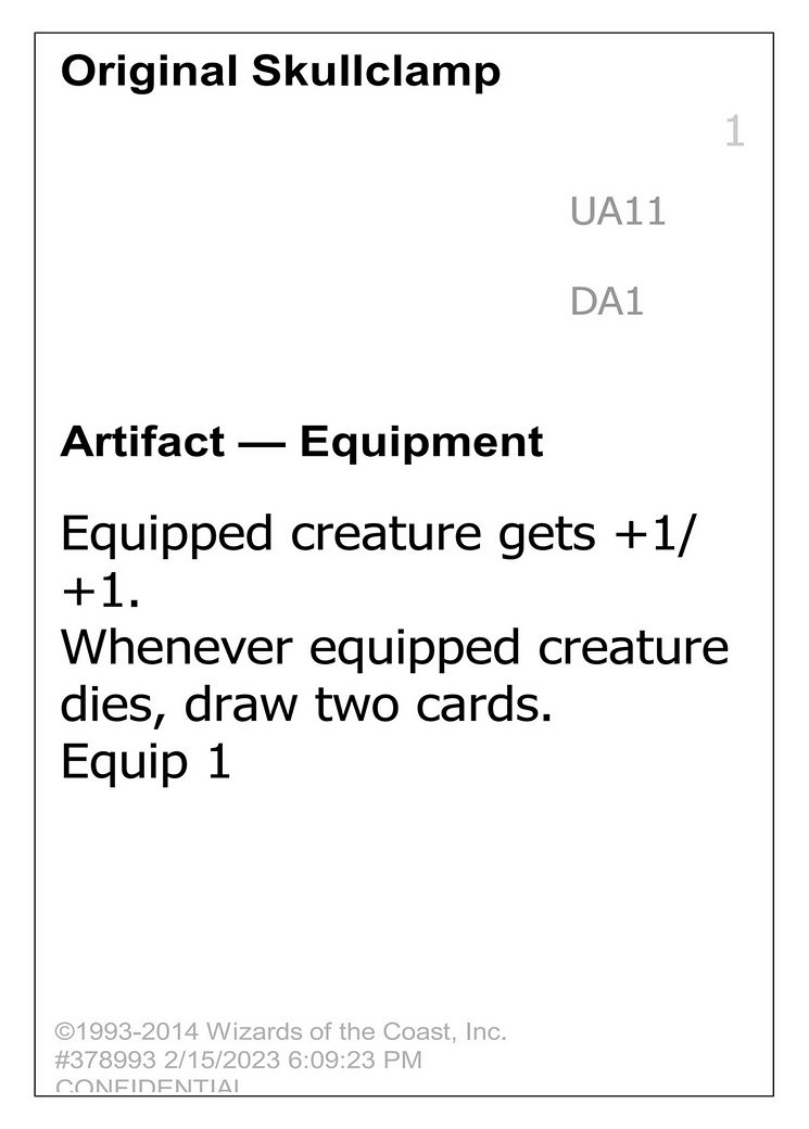 Original Skullclamp (UNK-) - Unknown Event