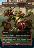 Throw Team-Mate - Fling (Borderless) (SLD-1038) - Secret Lair Drop / Throw Team-Mate Foil