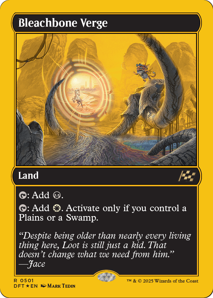 Bleachbone Verge (First-Place Foil) (DFT-501) - Aetherdrift Foil