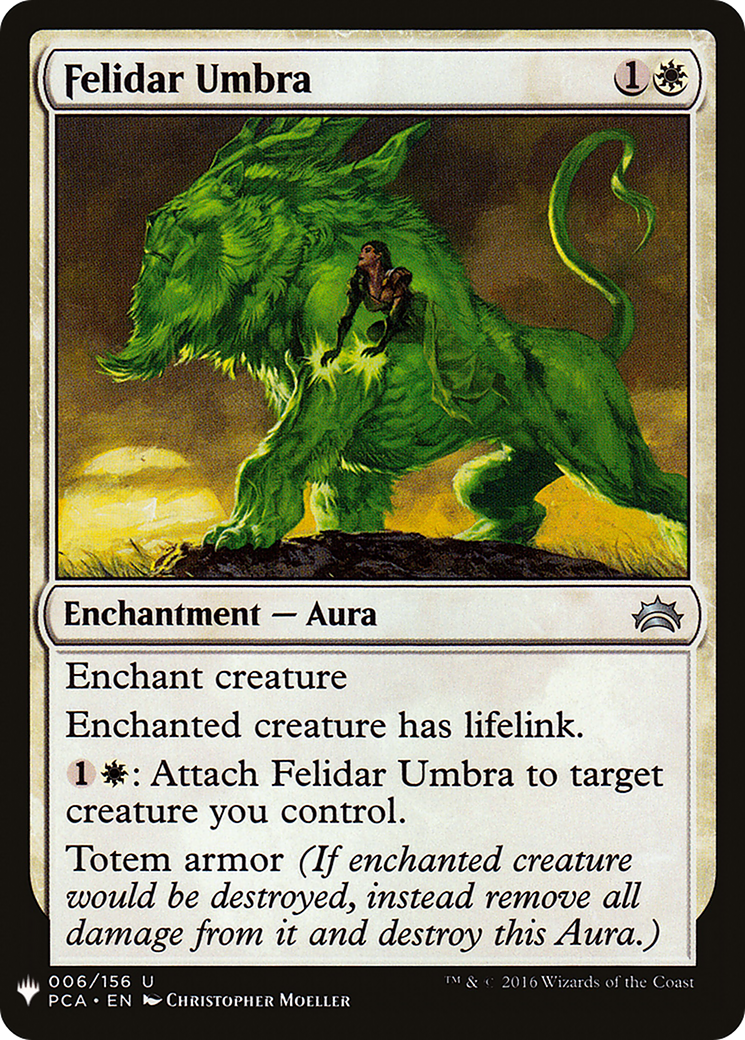 Felidar Umbra (LIST-PCA-6) - The List