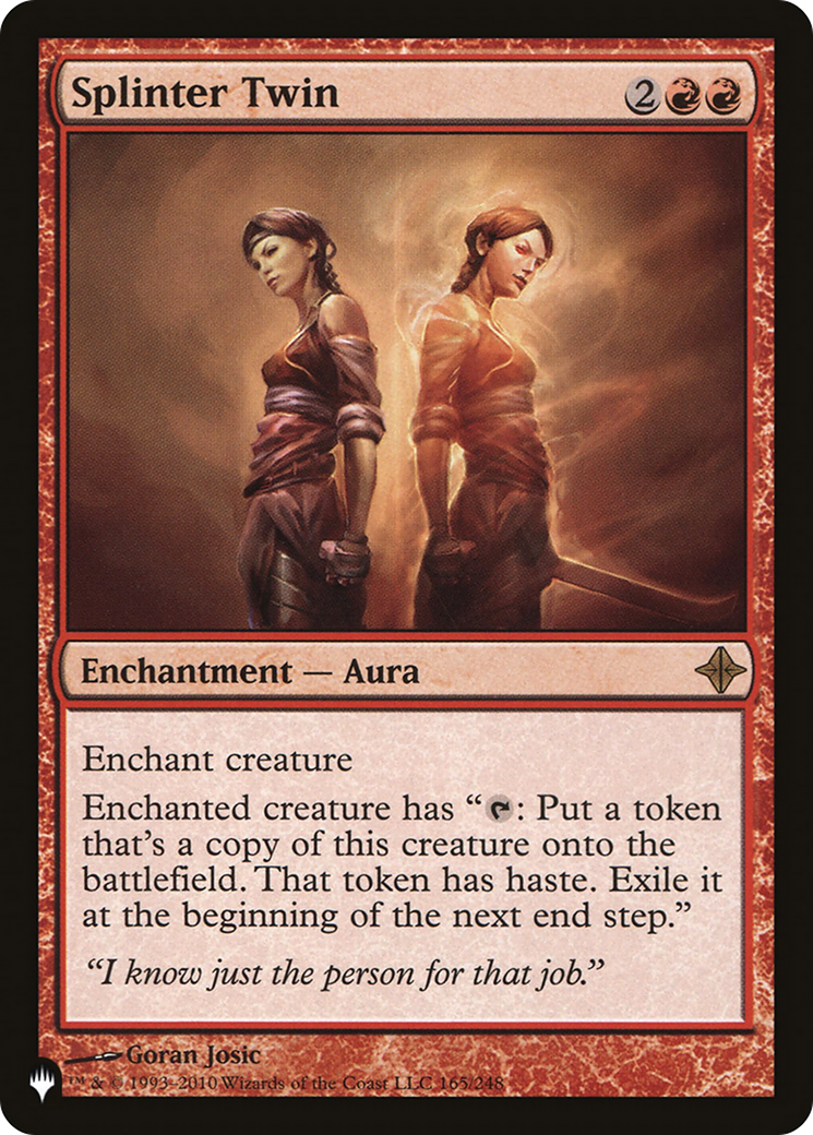 Splinter Twin (LIST-ROE-165) - The List