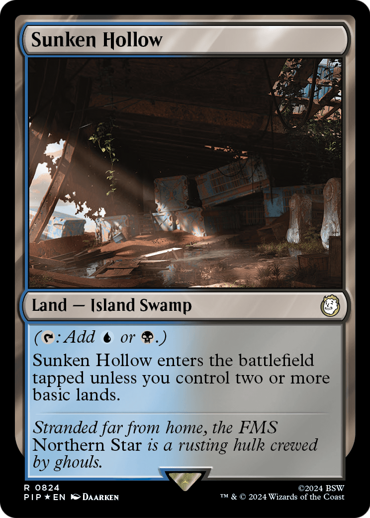 Sunken Hollow (Surge Foil) (PIP-824) - Fallout Foil