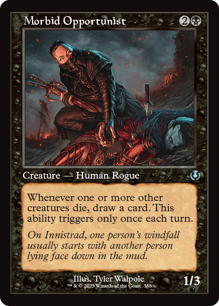Morbid Opportunist (Retro Frame) (INR-388) - Innistrad Remastered Foil