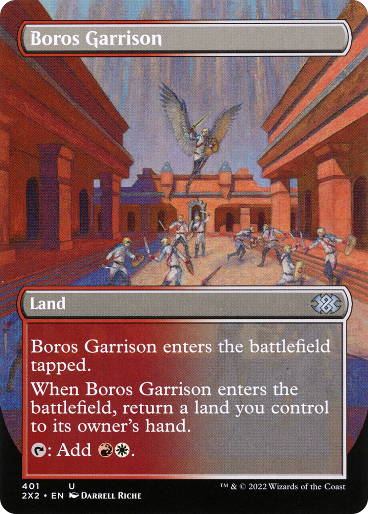Boros Garrison (Borderless) (2X2-401) - Double Masters 2022