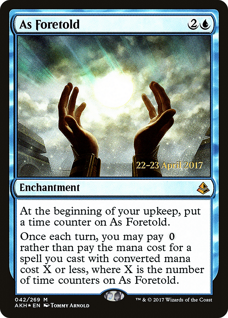 As Foretold (PRE-42S) - Amonkhet Promos Foil