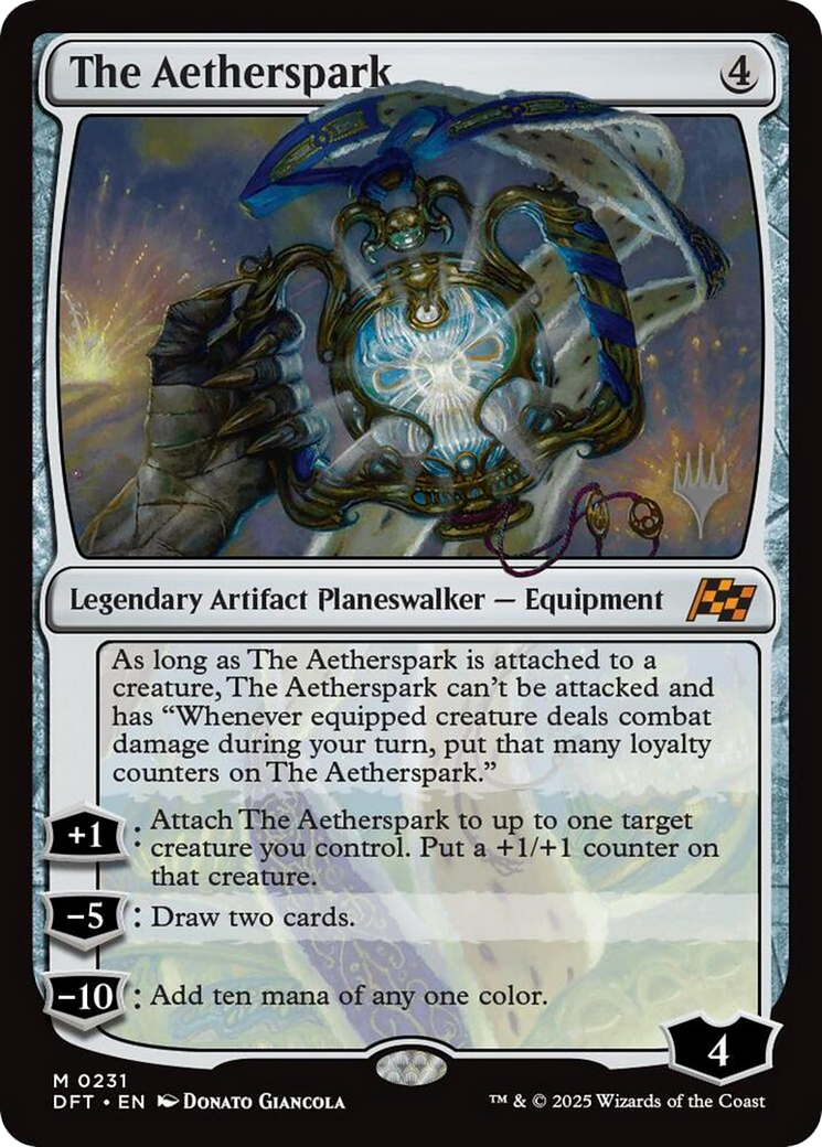 The Aetherspark (PPDFT-231) - Promo Pack: Aetherdrift Foil
