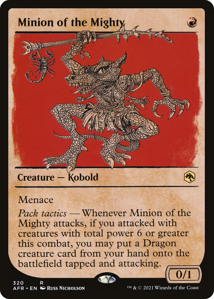 Minion of the Mighty (Showcase) (AFR-320) - Adventures in the Forgotten Realms: (Showcase)