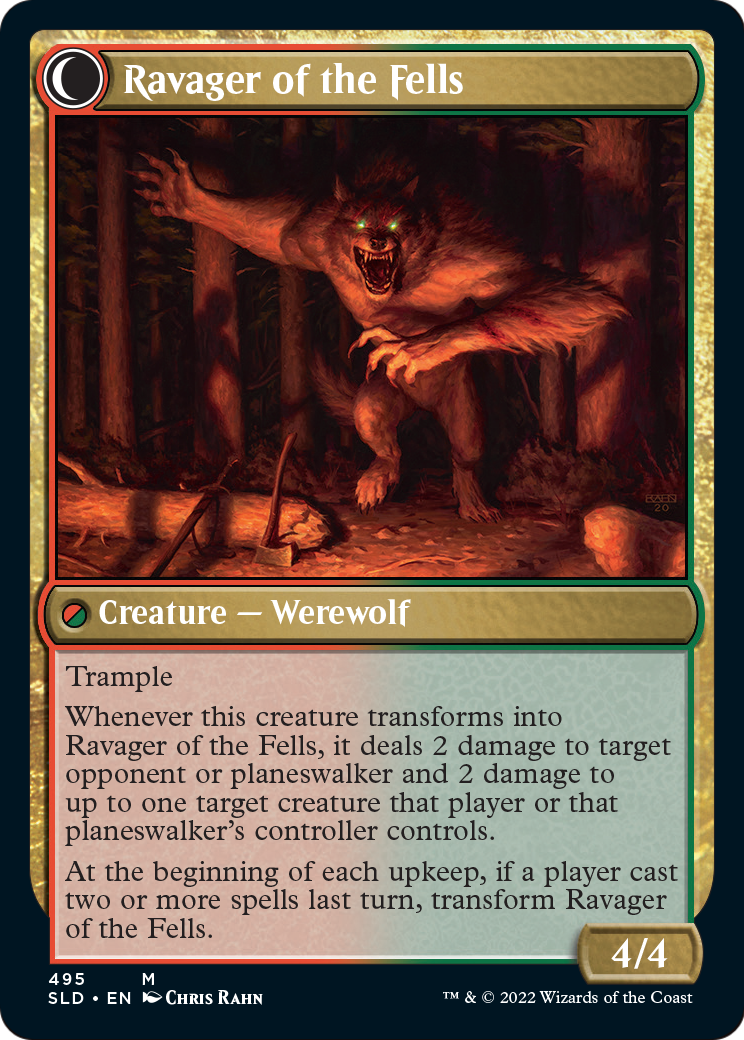 Huntmaster of the Fells (SLD-495) - Secret Lair Drop: (Double Faced Transform)