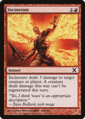 Incinerate (10E-213) - Tenth Edition Foil