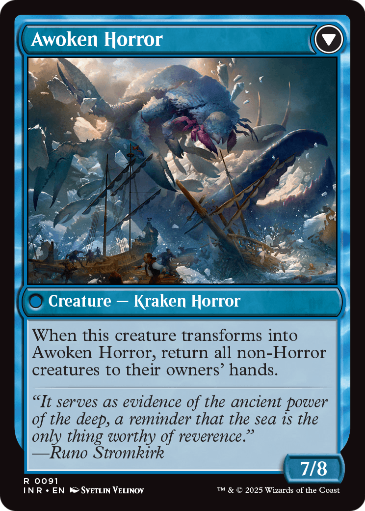 Thing in the Ice (INR-091) - Innistrad Remastered Foil