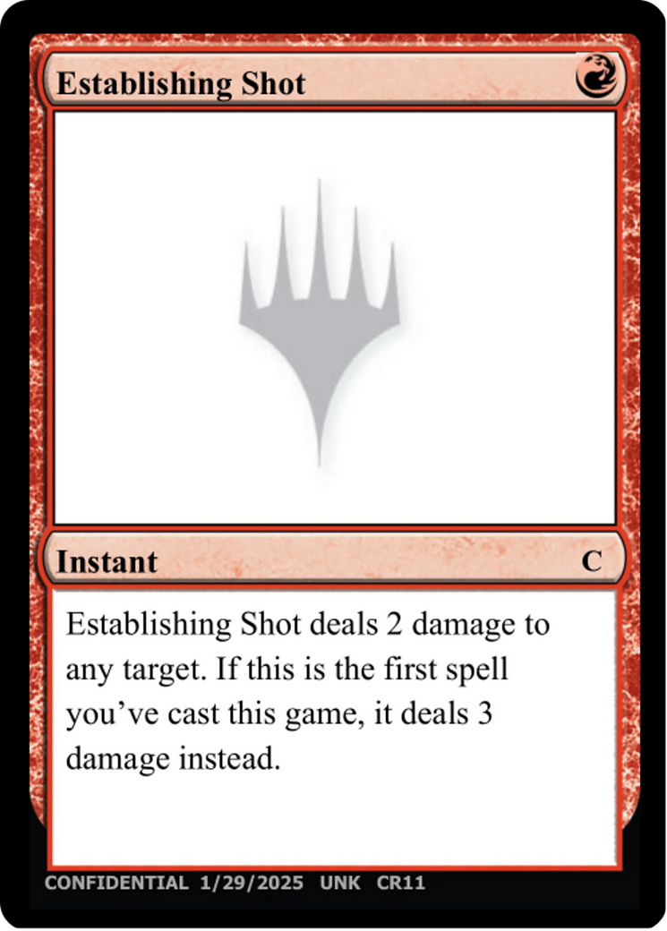 Establishing Shot (UNK-) - Un-Known Event Playtest Cards