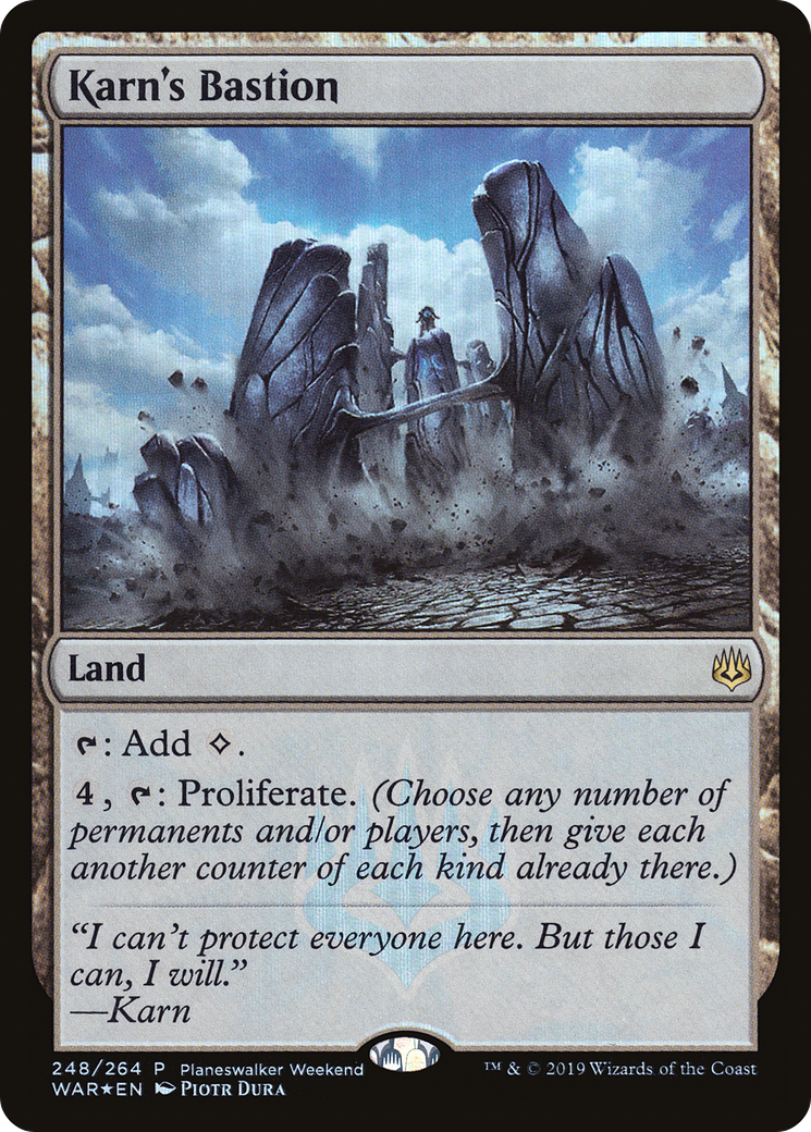 Karn's Bastion (PEP-248) - War of the Spark Promos Foil