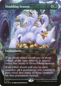 Doubling Season (Anime Borderless) (Confetti Foil) (WOT-101) - Wilds of Eldraine: Enchanting Tales Foil