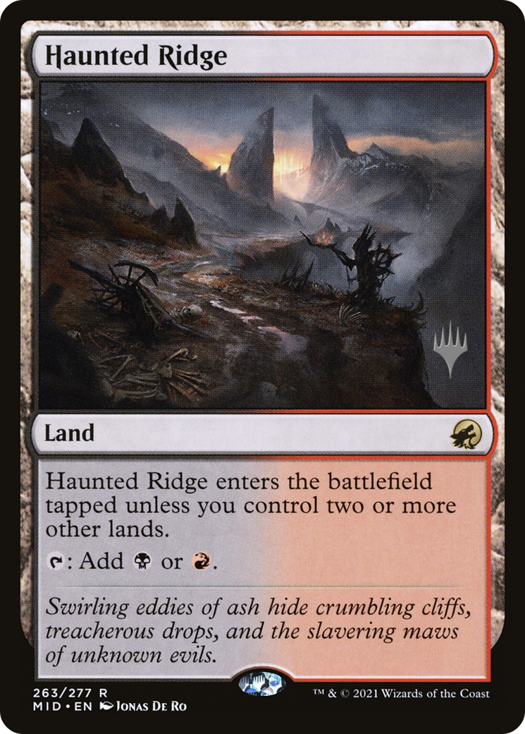 Haunted Ridge (PPMID-263) - Innistrad: Midnight Hunt Promos Foil