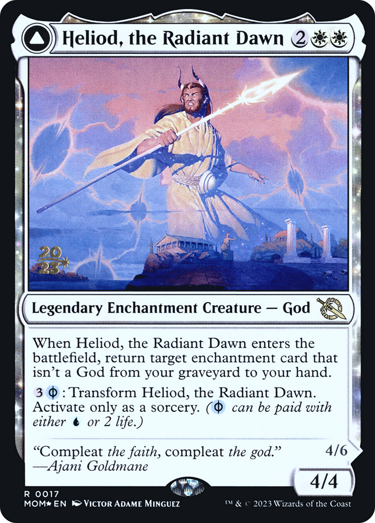 Heliod, the Radiant Dawn (PRE-017) - March of the Machine Promos: (enchantment) Foil