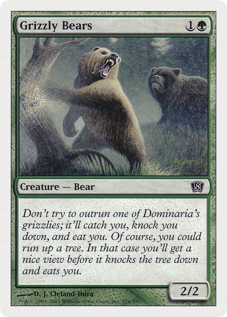 Grizzly Bears (8ED-256) - 8th Edition