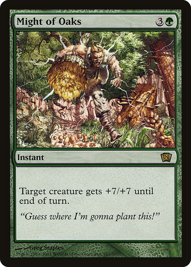 Might of Oaks (8ED-265) - 8th Edition Foil