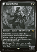 Brutal Cathar (DBL-007) - Innistrad: Double Feature: (Double Faced Transform) Foil