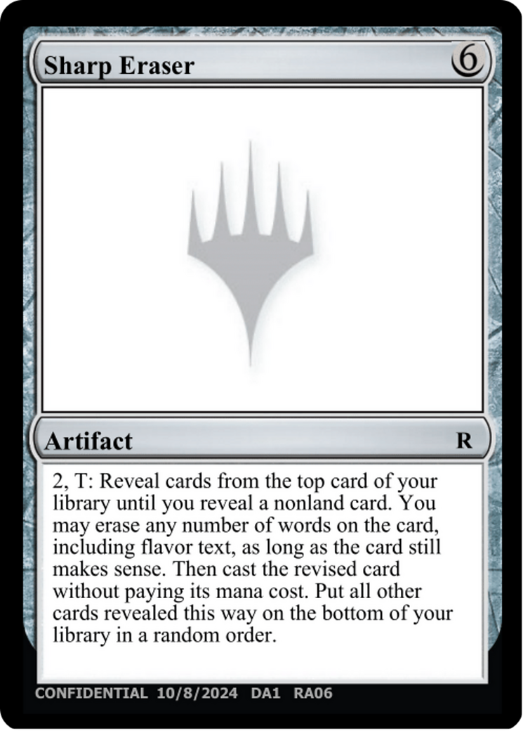 Sharp Eraser (UNK-RA06D) - Unknown Event