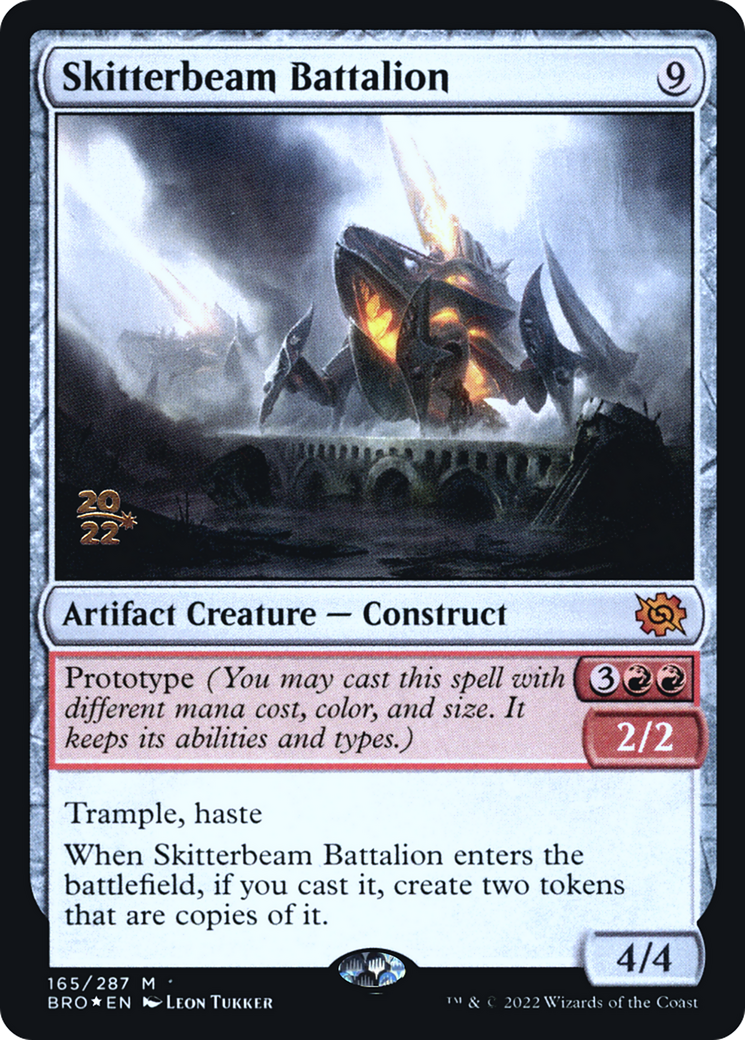 Skitterbeam Battalion (PRE-165) - The Brothers' War Promos Foil