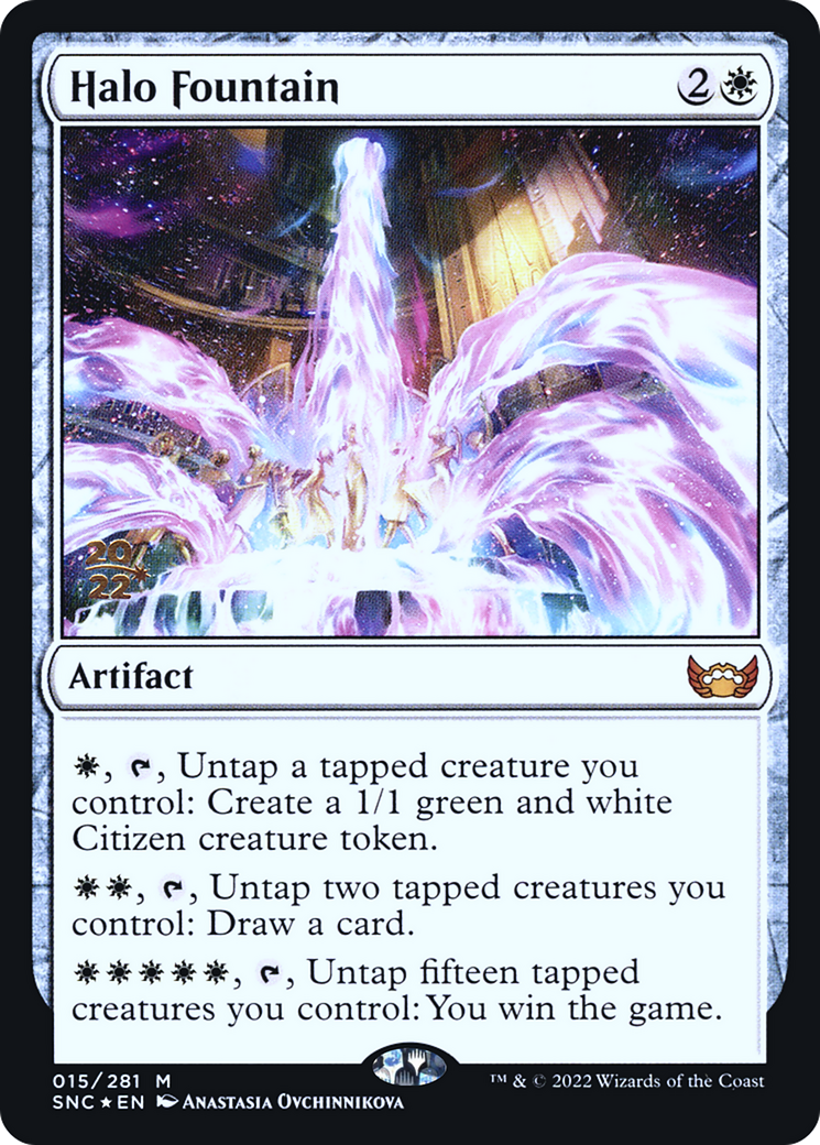 Halo Fountain (PRE-015) - Streets of New Capenna Promos Foil