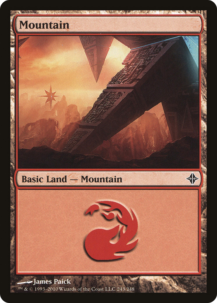 Mountain (243) (ROE-243) - Rise of the Eldrazi Foil