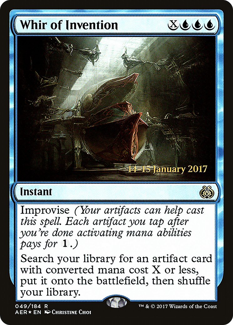Whir of Invention (PRE-49S) - Aether Revolt Promos Foil