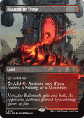 Blazemire Verge (Borderless) (DSK-329) - Duskmourn: House of Horror Foil