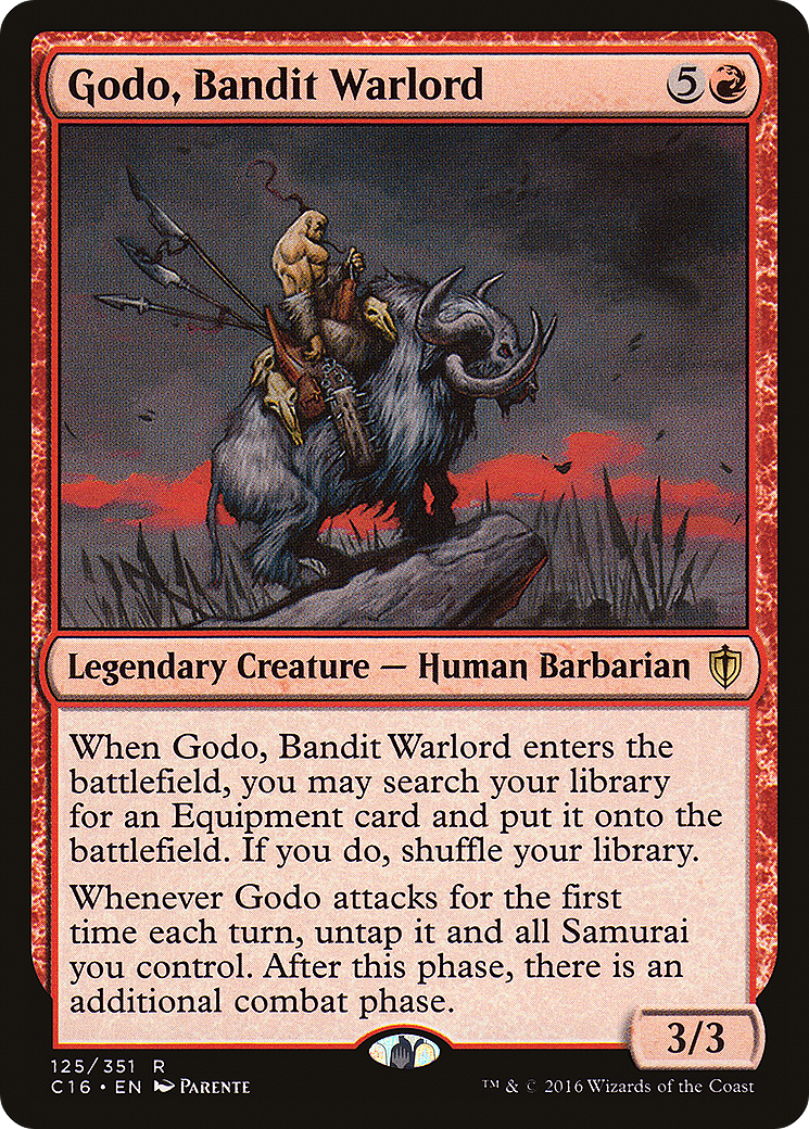 Godo, Bandit Warlord (C16-125) - Commander 2016