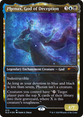 Phenax, God of Deception (SLD-075) - Secret Lair Drop: (enchantment, Showcase) Foil