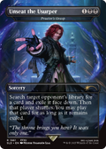 Unseat the Usurper - Praetor's Grasp (SLD-1861) - Secret Lair Drop / Unseat the Usurper (Borderless)