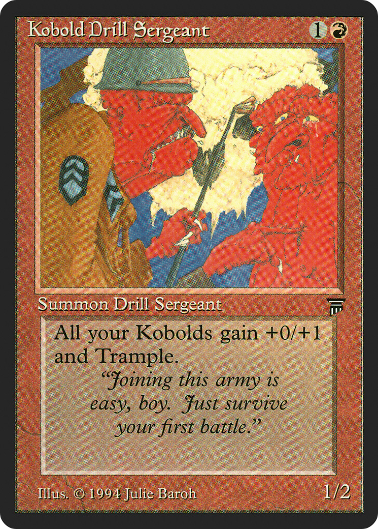 Kobold Drill Sergeant (LEG-) - Legends