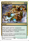 Abrupt Decay (White Border) (MB2-078) - Mystery Booster 2
