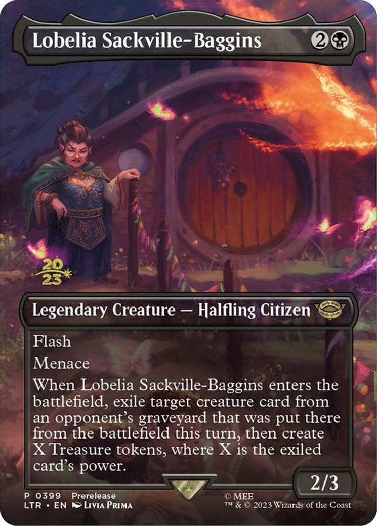 Lobelia Sackville-Baggins (0399) (PRE-399) - Tales of Middle-earth Promos (Borderless) Foil