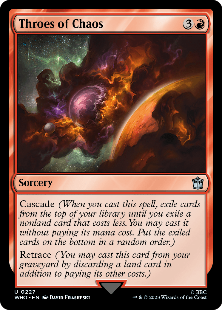 Throes of Chaos (WHO-227) - Doctor Who