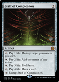 Staff of Compleation (PPONE-242) - Phyrexia: All Will Be One Promos Foil