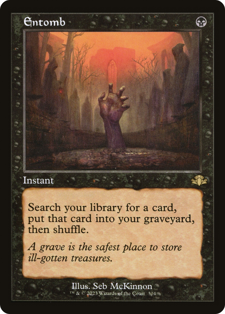 Entomb (Retro Frame) (DMR-304) - Dominaria Remastered Foil
