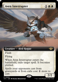 Aven Interrupter (Extended Art) (OTJ-309) - Outlaws of Thunder Junction: (Extended Art) Foil