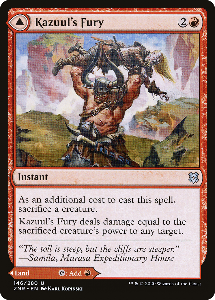 Kazuul's Fury (ZNR-146) - Zendikar Rising