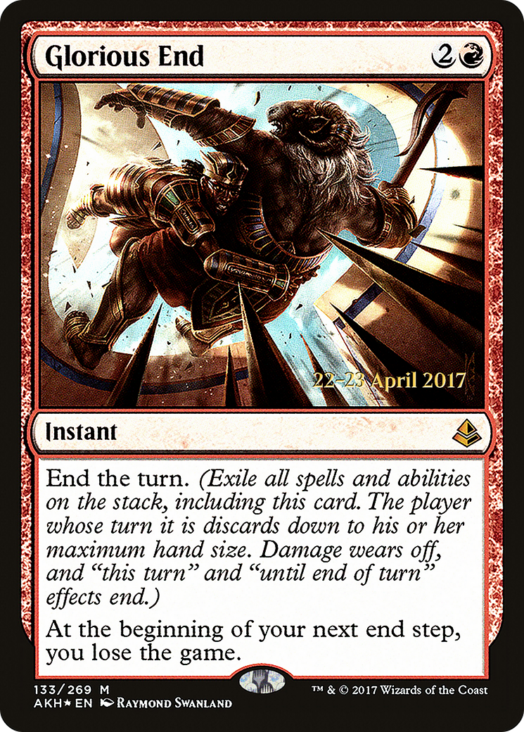 Glorious End (PRE-133S) - Amonkhet Promos Foil