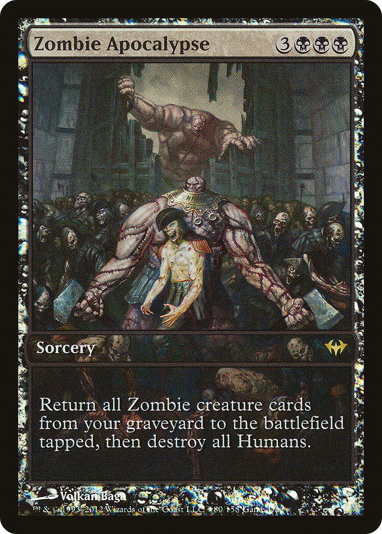 Zombie Apocalypse (GAME-080) - Dark Ascension Promos Foil