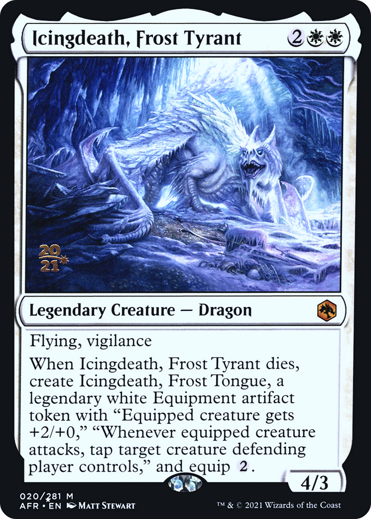 Icingdeath, Frost Tyrant (PRE-20S) - Adventures in the Forgotten Realms Promos Foil