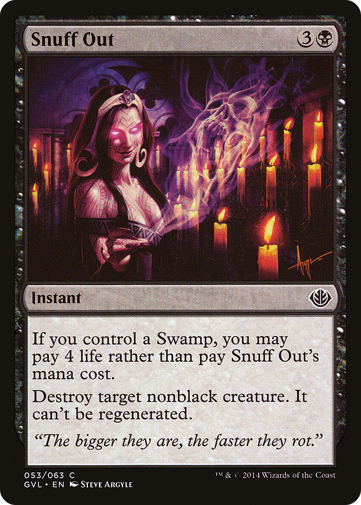Snuff Out (DD3-) - Duel Decks Anthology: Garruk vs. Liliana