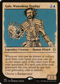 Gale, Waterdeep Prodigy (Showcase) (CLB-383) - Commander Legends: Battle for Baldur's Gate: (Showcase) Foil