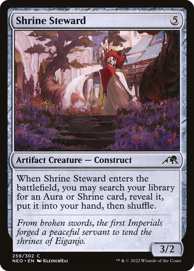 Shrine Steward (NEO-259) - Kamigawa: Neon Dynasty Foil