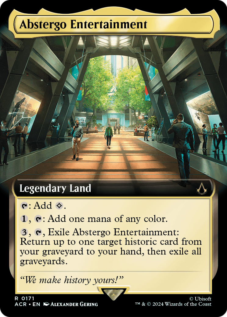Abstergo Entertainment (Extended Art) (ACR-171) - Assassin's Creed: (Extended Art)