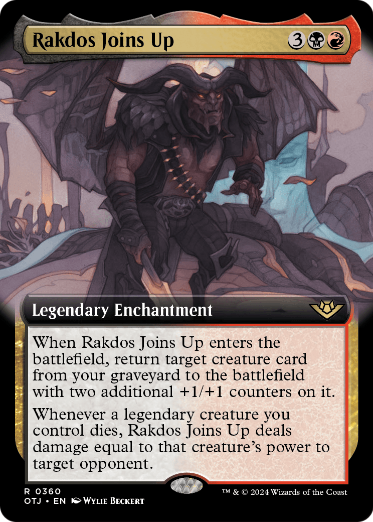 Rakdos Joins Up (Extended Art) (OTJ-360) - Outlaws of Thunder Junction: (Extended Art)