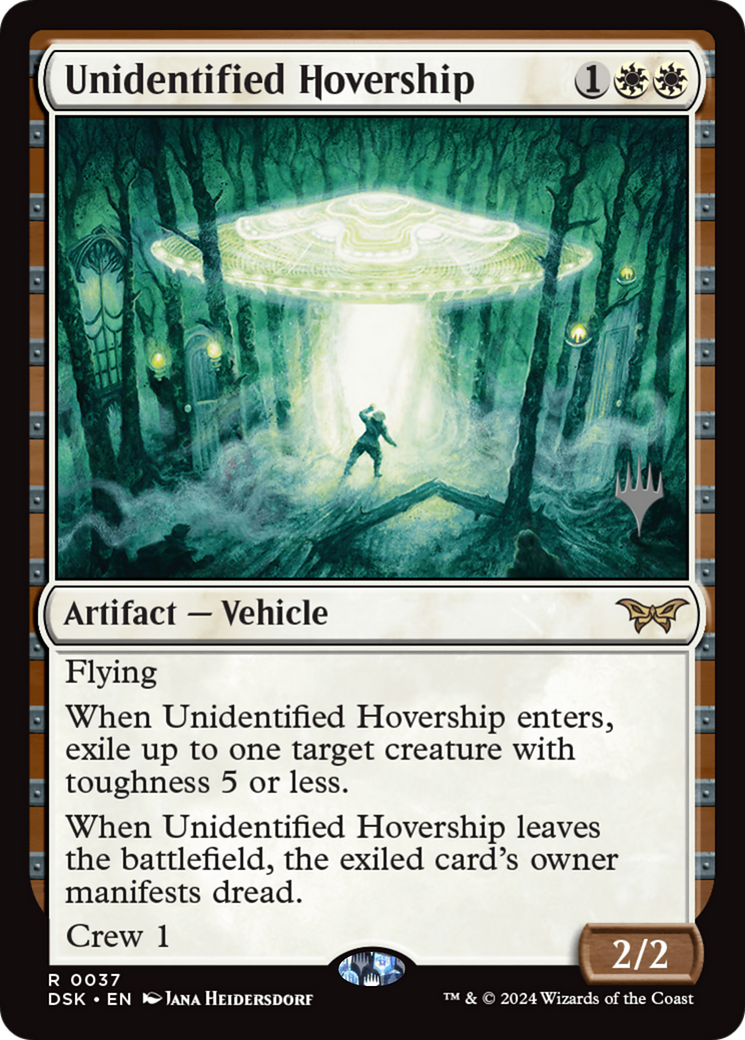 Unidentified Hovership (PPDSK-037) - Duskmourn: House of Horror Promos Foil