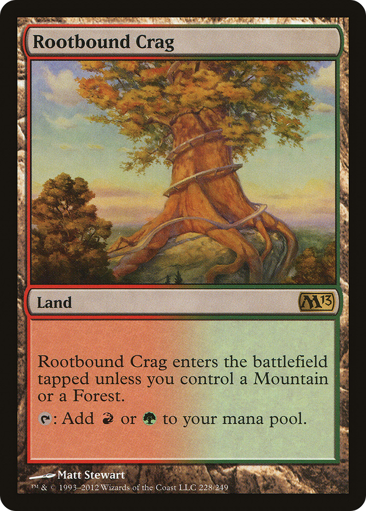 Rootbound Crag (M13-228) - Magic 2013 Foil