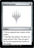 Moth Herb Elixir (UNK-) - Un-Known Event Playtest Cards